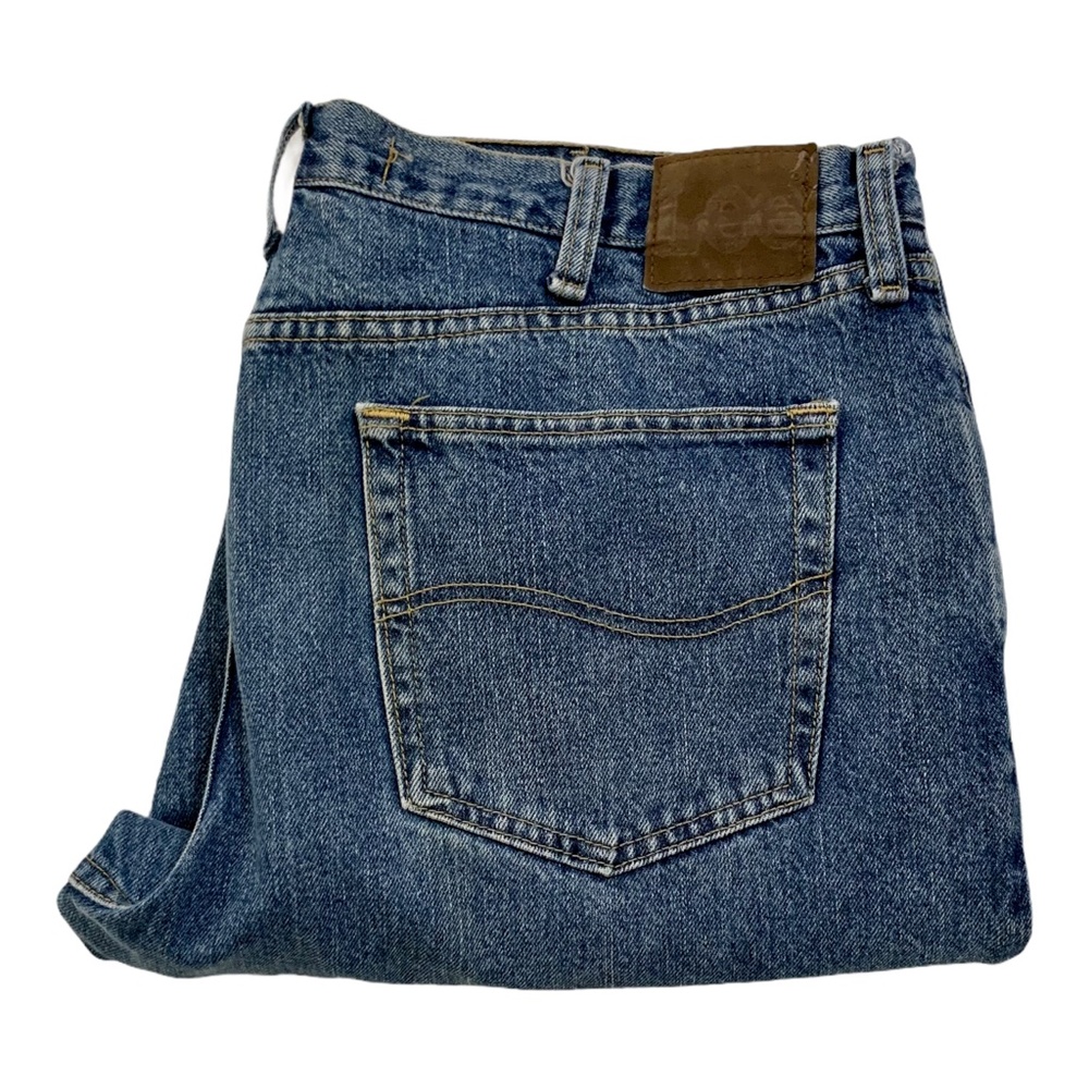 Vintage Lee Wash Blue Jeans Regular Fit Denim